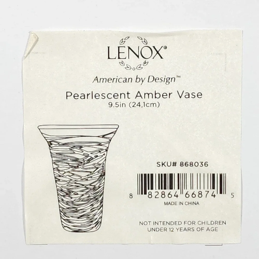 Lenox pearlescent amber